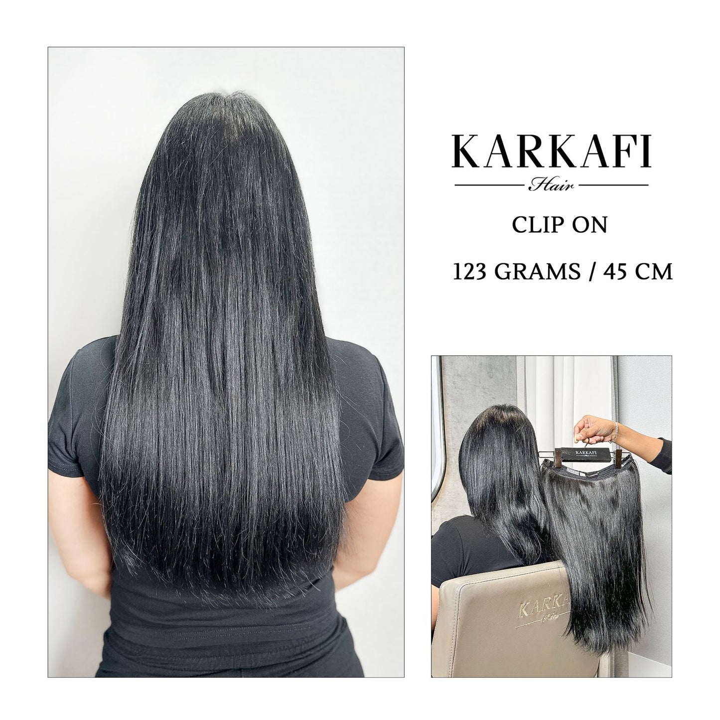 Clip-In Extensions 153 Grams / 60 cm
