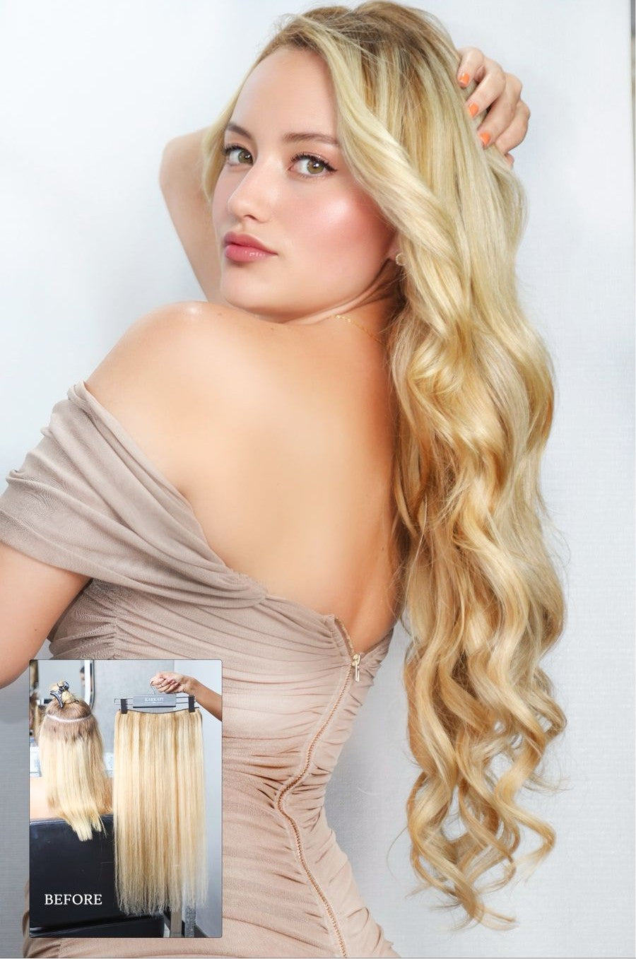 Clip In Extensions 158 Grams / 55 cm